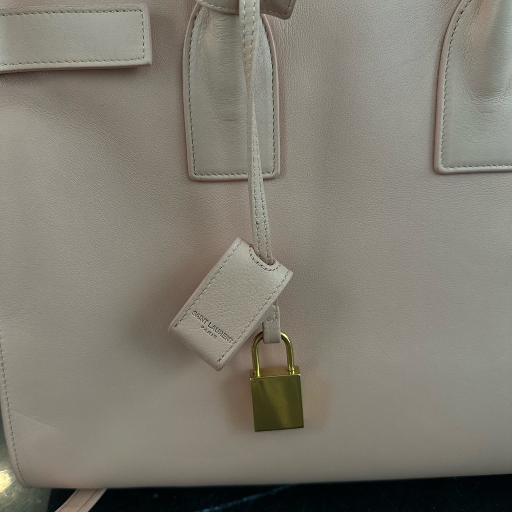 Saint Laurent small Pink Sac De Jour Bag - Picture 3 of 13